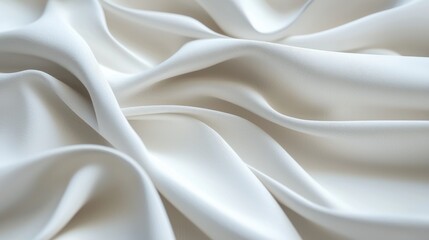 Fototapeta premium White crumpled paper texture with sharp folds and creases, Ai Generation