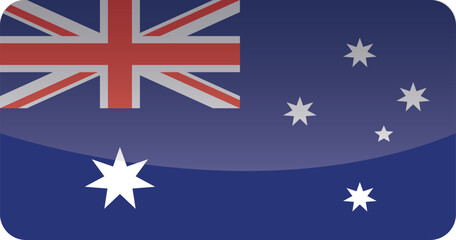 National flag of Australia. Vector illustration