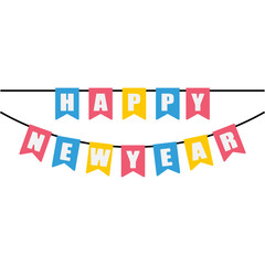 New Year Flag