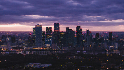 Naklejka premium Bustling cityscape of London, UK
