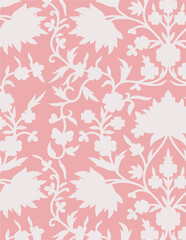 botanical floral vector seamless pattern with roses herbs and leaves big set background with flowers