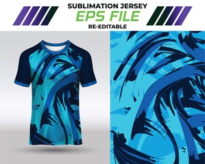 Colorful design Jersey & T-shirt for sublimation and digital print
