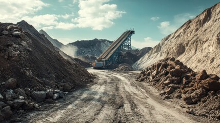 Industrial Landscape: A Mining Operation