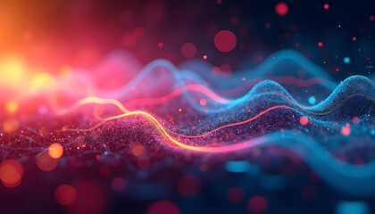 background with molecule