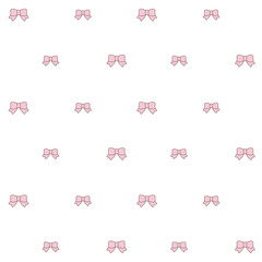 リボンスタイルなガーリースクエアパターン⭐︎PNG