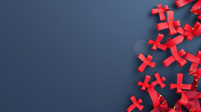 World AIDS Day Background Concept - a meaningful and important visual. The World AIDS Day background concept presents a poignant and significant awareness-raising scene.