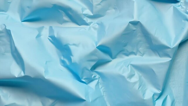 creative stopmotion animation blue crumpled wrinkled paper creating dynamic background texture that flows seamlessly beautifully rendered 4K engaging visual storytelling abstract broad