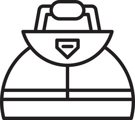 Fashion Bag Icon Illustration