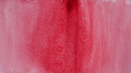 Abstract background and texture pattern red and pink color flow on white background, Illustration watercolor hand draw and painted on paper