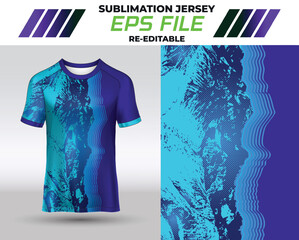 Colorful design Jersey & T-shirt for sublimation and digital print