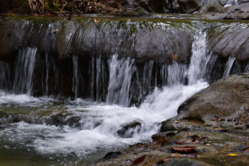 Obraz premium Visit the waterfall for additional refreshment