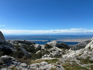Velebit mountain in Croatia landscape