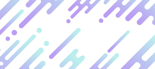 流れ星をイメージしたラインのフレームイラスト　ジオメトリック　グラデーション