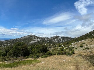 Velebit mountain in Croatia landscape