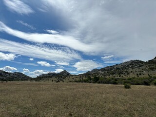 Velebit mountain in Croatia landscape
