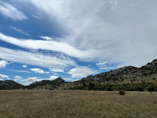 Velebit mountain in Croatia landscape