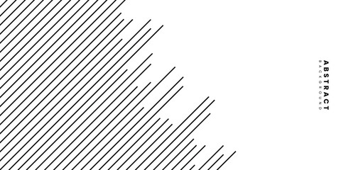 Abstract modern white background with stripes black lines design. Vector illustration