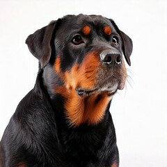 Obraz premium Black dog with beautiful fur