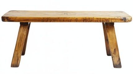 Rustic Wooden Bench.