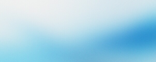Abstract noise texture background, grainy light blue white gradient banner, minimalistic style. Template for cover, certificate, social networks