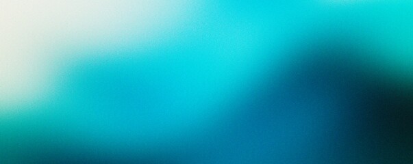Abstract noise texture background, grainy blue turquoise pink gradient banner