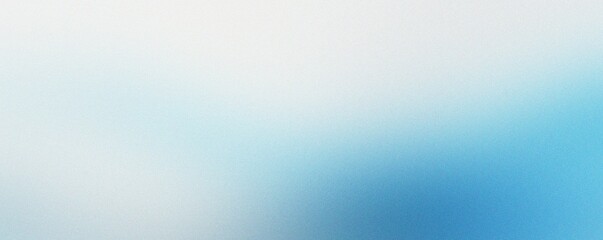 Abstract noise texture background, grainy light blue white gradient banner, minimalistic style. Template for cover, certificate, social networks