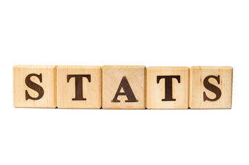 Palindrome. Linguistic. International Mother Language Day. Wooden blocks spelling out STATS. World...