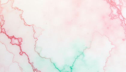 Obraz premium Elegant marble texture in pastel shades of pink and mint, background