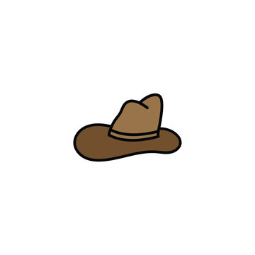 recommend clip art: Hat vector icon isolated on white background