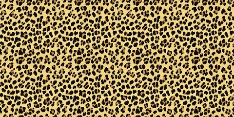Leopard print pattern with a wild, exotic design. seamless background pattern