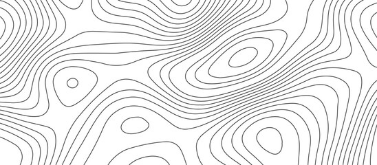 Abstract white wave paper curved reliefs background design. The black on white contours topography stylized relief diagram line wave carve pattern background.