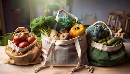 Zero-waste grocery shopping using reusable produce bags