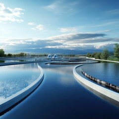 Obraz premium Digital Water Management