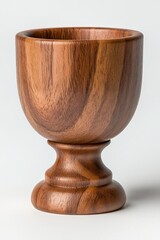 Wooden goblet, polished, artistic design