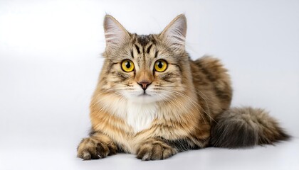 A charming portrait of a cat featuring its captivating eyes and soft fur, showcasing the beauty of this adorable domestic animal