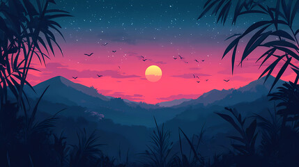 Fototapeta premium Generative AI Lo-Fi music picture 