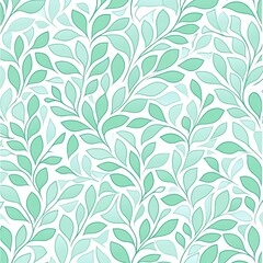 Seamless Olive Leaf Pattern Inspiration