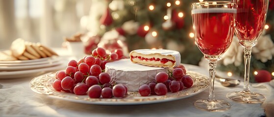 Realistic Cheese Platter for Festive Gatherings