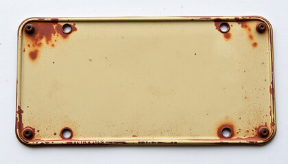 Fototapeta premium A license old plate antique vintage 1940_096