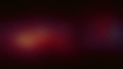 Magenta purple red dark color spot grainy backdrop design. Abstract vibrant glowing color spot noisy gradient, wave shaped, website cover, header, banner, poster.