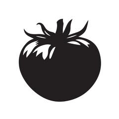 Tomatoes In cartoon, hand-drawn flat style. image for social media, websites and UI. Isolated 2D vector design in logo, icon, sketch style, simple line vector, single color. AI Generative Art.