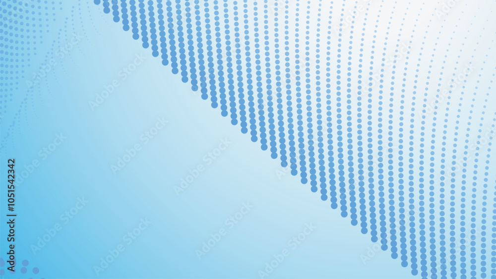 Wall mural blue gradient halftone abstract background for backdrop or presentation