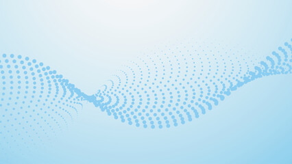 Blue gradient halftone abstract background for backdrop or presentation