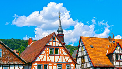 Obraz premium Altstadt Büdingen in Hessen