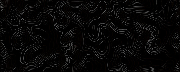 Fototapeta premium Rhythmic landscapes blending the depth of elevation into flowing designs