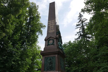 Obelisk im Kurpark von Bad Homburg