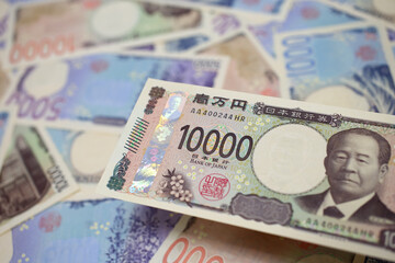 一万円札　日本の紙幣