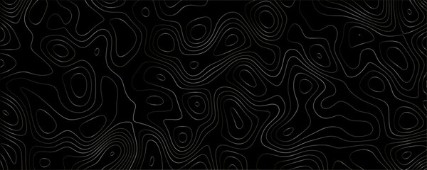 Abstract Contour Line Art with Fluid Shapes, Perfect for Textures, Wallpaper, and Background Design
