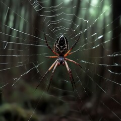 spider on the web