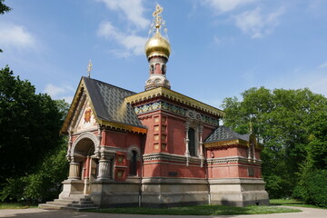 Russische Kapelle im Kurpark von Bad Homburg vor der Höhe